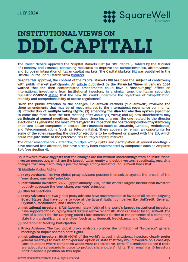 Institutional Views on DDL Capitali (Updated)